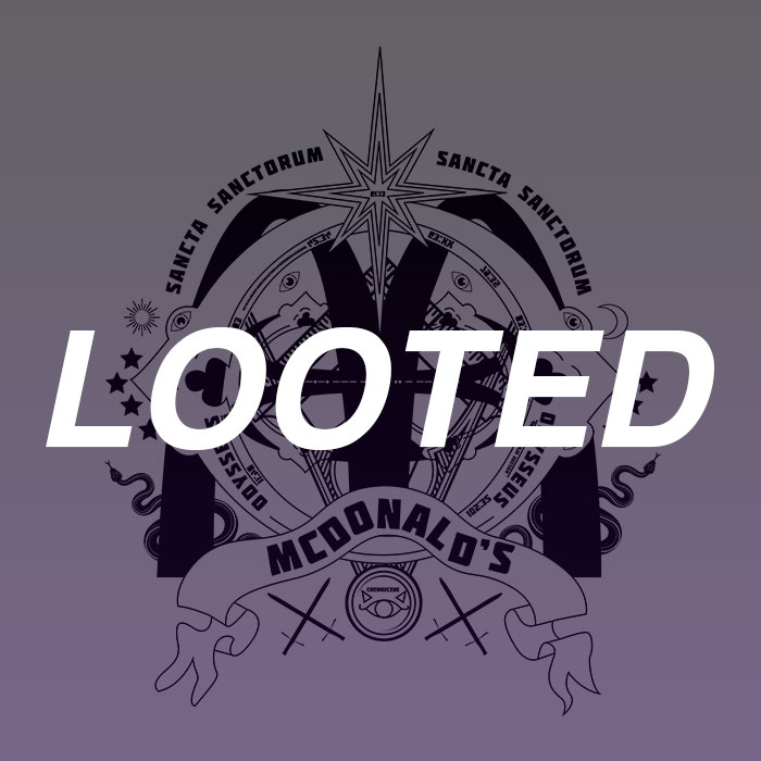 MCDONALD'S token - looted